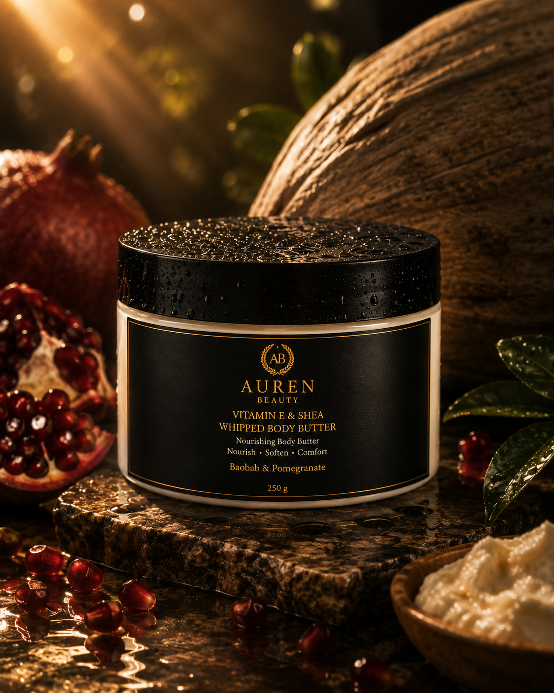 Auren Beauty Vitamin E & Shea Whipped Body Butter