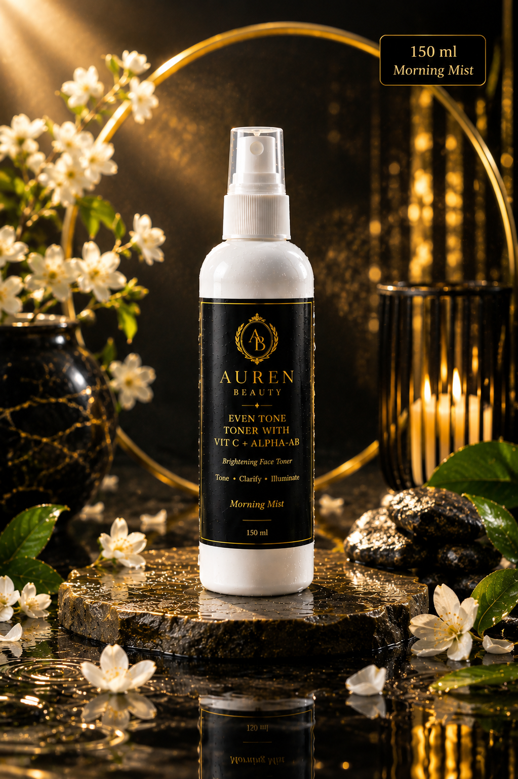 Auren Beauty Even Tone Toner with Vitamin C + Alpha-Arbutin