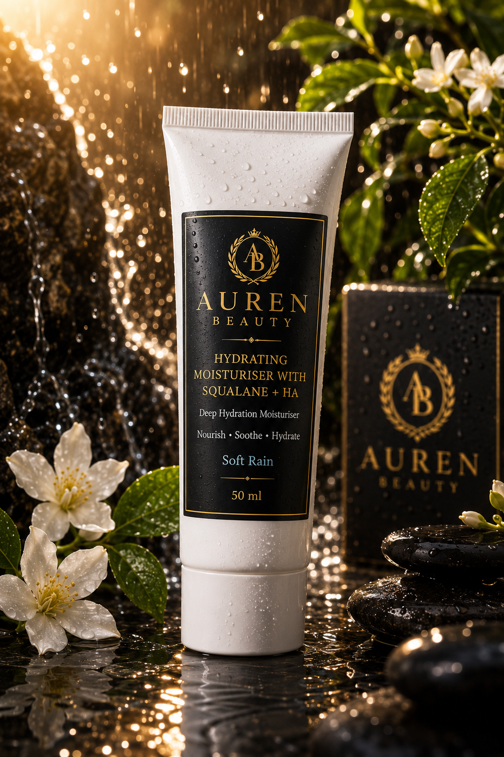 Auren Beauty Hydrating Moisturiser with Squalane + Hyaluronic Acid