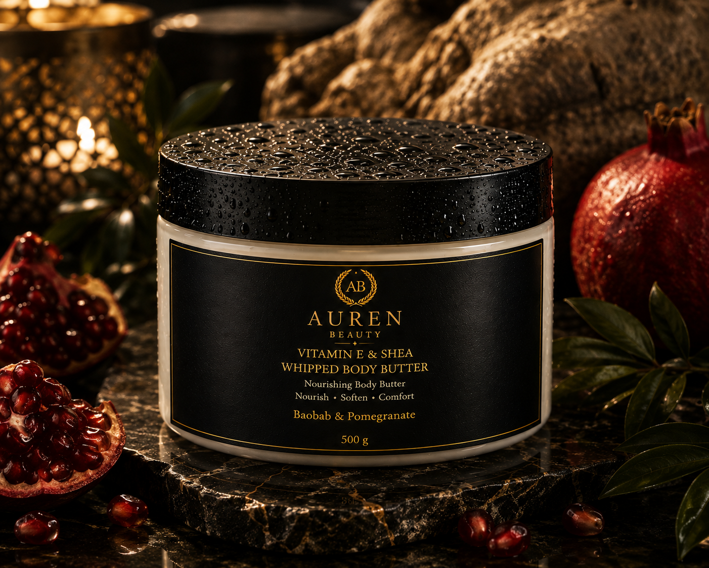 Auren Beauty Vitamin E & Shea Whipped Body Butter
