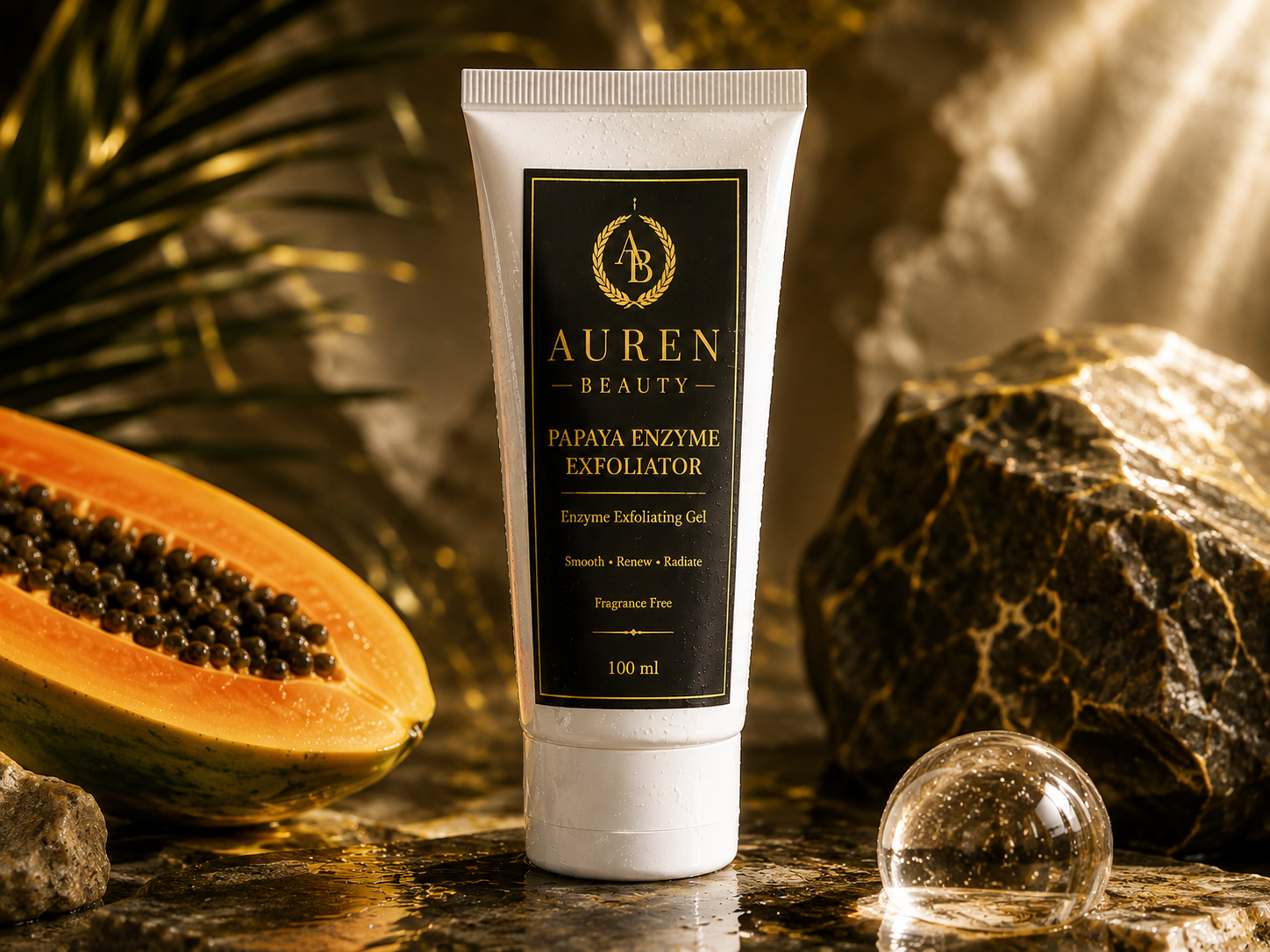 Auren Beauty Papaya Enzyme Exfoliator – Fragrance Free